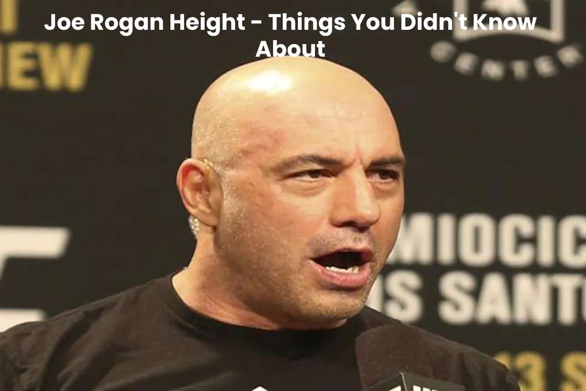 Joe Rogan Height Things You Didn't Know About 2022